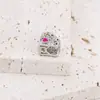 2025 Nuevo Moda de Goteo de Aceite Retro Forma de Corazón Agujero Grande Separado Cuentas Sueltas Pulsera de Cuentas Accesorios de Joyería DIY