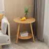 Mesa Redonda Pequeña, Mesa Lateral para Sofá, Mesa Pequeña, Sala de Estar Sencilla, Mirador de Dormitorio, Mesita de Noche Mini, Mesa de Café Redonda para Casa de Alquiler