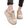Tênis Femininos Novos Primavera e Outono Versão Coreana Versátil Sola Grossa Ins Sapatos Casuais Cano Baixo Sapatos da Moda Moda Moderna Menina Bonita