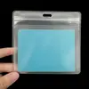 Porta Credencial Impermeable Carcasa de Permiso de Trabajo Plástico Transparente Insignia de Trabajo Cubierta Protectora para Insignia
