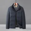 Chaqueta de algodón para hombre más vendida transfronteriza, nuevo estilo invernal, engrosada y cálida, adecuada para hombres de mediana edad, ropa de abrigo de invierno para papás