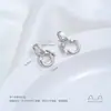 Anillo abierto de oro de 18 quilates chapado de alta retención de color con circonita incrustada, cierre multiusos, cierre de colgante, accesorio de cierre de extremo para collar hecho a mano DIY