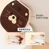 Esponja de Polvo de Piel de Animal Sintética, No Absorbe el Polvo, Cojín de Textura Aérea Malvavisco, Esponja de Maquillaje para Belleza, Doble Uso para Aplicación Seca y Húmeda, Esponja de Polvo Grande