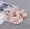 Sandalias de Princesa para Niñas 2026 Verano de Moda Sandalias de Moda para Niñas de Comercio Exterior Lazo Sandalias Casuales para Niñas Pequeñas