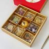 Modelo Nuevo 2026 Caja de Regalo de Pasteles de Luna de 8 Piezas/9 Piezas, Roja, Una Libra, 1.0 kg Cajas Grandes de Empaque para Pasteles de Luna, Caja de Regalo de Pastelería de Yema de Huevo