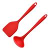 Chupeta de Bebê Suplemento Alimentar de Grau Utensílios Pequena Espátula de Silicone Colher de Sopa Conjunto de Assar Doméstico Espátula Especial Antiaderente