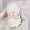 Hilo de Hilo de Hielo de Terciopelo de Nube Tejido a Mano Hilo Grueso DIY Bufanda de Tejido para Bebé Hilo para Cojín de Asiento de Muñeca Hilo para Zapatos de Ganchillo
