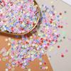 Cerâmica macia fatiada nail art Sequins telefone shell beleza diy unha decoração patch slime cristal enchimento de lama