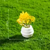 Miniaturas de paisaje creativas y simuladas en macetas pequeñas, materiales de jardinería y paisajismo para casas de muñecas DIY, accesorios decorativos y adornos pequeños