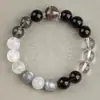 Pulseira de Reposição de Cristal Qianjing para Homens e Mulheres, Pulseira de Múltiplos Tesouros, Pulseira de Equilíbrio da Tigela de Tesouros, Cristal