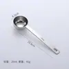 Cuchara medidora de acero inoxidable 304 5ml-30ml cuchara medidora con escala para hornear, medir gramos, leche en polvo y café
