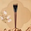 Pincel de Base em Forma de Meia-Lua, Ultrafino, Pincel de Maquiagem Sem Marcas, Cabeça Plana, Não Absorvente de Pó, Pincel de Base Líquida Cauda de Peixe, Pincel de Maquiagem Cangzhou