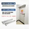 Cerradura de barra de empuje para puerta ignífuga, salida de emergencia de seguridad tipo empuje plano de acero inoxidable con alarma, cerradura de puerta simple