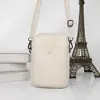 Atacado de Fábrica Couro Bovino de Primeira Camada Bolsa para Celular Feminina 2026 Novo Estilo Bolsa Transversal de Ombro Único em Couro Genuíno Bolsa Mini Pequena de Couro Macio