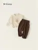 Envío gratis en ropa infantil Yubao: pantalones de otoño, ropa para niños, conjunto de tres piezas para niños, chaleco, camisa, conjunto de otoño, conjunto para niños