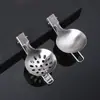 Utensilios de Cocina para Exteriores Acero Inoxidable 304 Espátula Plegable Vajilla de Camping Portátil Picnic Olla Caliente Cuchara Colador Utensilios de Cocina