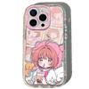 Variado Sakura para iPhone16 Capa de Celular Espelhada Apple 15promax Japonês 12 Anime 14 Fofo 13