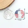 Accesorios para Joyería DIY Transfronterizos Colgante Redondo Estatua del Águila Estatua de la Libertad Joyería DIY Hecha a Mano Accesorios de Joyería DIY de Alta Gama