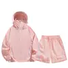 Nueva chaqueta de piel de verano para exteriores para hombres y mujeres, conjunto de dos piezas, ligera y transpirable, ropa con protección solar UPF50, conjunto de pareja