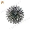 Decoração de Roupa Girassol Strass Laço Flor para Sapato Feminino Fivela de Sapato Acessórios para Sapato DIY Artesanal Acessórios para Bolsa de Sapato Atacado