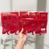 Calcetines Rojos de Nuevo Estilo para Otoño e Invierno, Calcetines Deportivos Rojos de Cintura Media para Hombres y Mujeres, Calcetines Rojos de Algodón para Bodas y Año del Zodiaco, Al Por Mayor en Stock