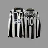 Jersey Retro Manga Larga Uniforme de Fútbol Beckham Zidane Messi C Ronaldo Jersey Clásico
