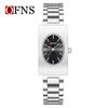 Ofns Reloj de Venta Caliente Transfronterizo Retro Simple para Mujer Reloj Ovalado Francés de Alta Gama Impermeable para Mujer Reloj de Cuarzo