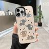 Elefante de Dibujos Animados para Funda de Teléfono Móvil Apple 15 14 Color Plata Funda iphone16 Funda Protectora 12 Linda 13 Todo Incluido 11