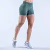 Shorts de fitness de cintura alta shorts de ioga shorts esportivos levantamento de bumbum outer wear sem costura bumbum pêssego sem linhas constrangedoras calças de ioga
