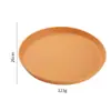 Bandeja Redonda Grande para el Hogar al Aire Libre para Verduras Té Fruta Plástico PP Bandeja Grande para Semillas de Melón Dulces Bandeja para Frutas Bandeja para Dulces