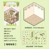 Pegatina de paisaje grande 3D tridimensional cabaña escena en miniatura colección este tamaño grande estilo chino hecho a mano DIY pegatina