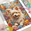 Pintura de Diamante de Animais Pequenos Fofos Lindo Diamantes Redondos Diamantes Completos Sala de Estar Quarto de Crianças Pintura Decorativa Pendurada Fábrica Direta