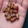 Pedra Crua Natural de Cinábrio Areia de Cristal Contas Soltas Contas Individuais Alto Teor Acessórios DIY Feitos à Mão Pulseira Atacado