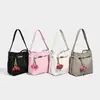 Moda de Nicho Bolsa Kelly Feminina 2026 Nova Casual Versátil Bolsa de Ombro Único Transversal Bolsa Macia Bolsa Saco Bolsa Tote