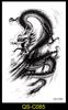 Adesivo de Tatuagem de Flor Braço Meio Braço Morte Preto Carpa Tatuagem Personalizada Tatuagem Europeia e Americana Cobre Cicatrizes Exclusivo Transfronteiriço