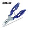 Alicate multifuncional de aço inoxidável para linha de pesca, mini tesoura de linha de pesca, boca curvada, acessórios para pesca marítima ao ar livre, ferramentas de atacado transfronteiriças