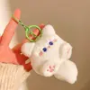 Pingente de brinquedo de gato de pelúcia Chaveiro artesanal DIY para bolsas femininas, brinquedo de pelúcia, pequeno presente para vendedores ambulantes