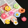 Accesorios de Resina de Margarita y Girasol de Colores Hechos a Mano DIY Pegamento Cremoso Funda de Teléfono Hebilla de Zapato Materiales para Accesorios de Cabello