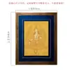 Thangka blanco de la Madre pintado a mano pintura colgante Nepal pintura de mineral natural marco de fotos de madera maciza decoración de sala de estar pintura colgante