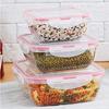 Caja de Almacenamiento de Plástico con Sello de Anillo de Goma, Caja Cuadrada para Alimentos de Cocina, Caja para Alimentos para Refrigerador de Snacks, Sello Conservador