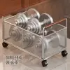 Cesta de Ropa Sucia para Uso Doméstico, Colocada Junto a la Lavadora, Estante de Almacenamiento para Ropa y Pantalones, Gran Capacidad, Cesta de Lavandería Móvil para Baño