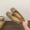 Suela suave gentil 4cm brisa nocturna 2026 Otoño/Invierno nuevo aumento de altura interior zapatos planos lazo francés boca poco profunda zapatos de vestir versátiles