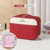 Bolsa Cosmética de Cuero para mujer caja de almacenamiento de gran capacidad estuche cosmético portátil bolsa de almacenamiento de cosméticos de aspecto elegante al por mayor