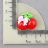 Material de Dibujos Animados DIY Pinza de Pato Pinza de Cereza Hecha a Mano Accesorios de Resina de Una Palabra Accesorios de Pegamento de Crema Accesorios para el Cabello Accesorios para el Peinado