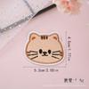 Pegatinas de tela con dibujos de animales, adhesivo termofusible, etiqueta bordada de oso, decoración para bolsos y ropa, parches bordados