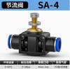 Válvula Borboleta Tipo Tubo Easun Esa Rápida 4681012 Conector Pneumático Unidirecional Instalação Rápida Passante