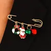 Broche de cadena nuevo transfronterizo para hombres y mujeres estilo frío mariposa amor cruz pin punk hip-hop botón de solapa