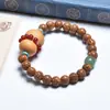 Fábrica atacado estrela lua bodhi DIY rodada virar cinco sutra pulseira 0.6 masculino e feminino literário jogo rosário jóias decorativas