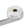 Etiqueta de Lavagem em Branco Mais Vendida Etiqueta de Tecido em Branco com Fita de Carbono Etiqueta de Nylon Lavável em Água Etiqueta de Tecido com Fita de Alta Densidade Etiqueta de Lavagem com Fita de Carbono
