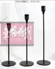 Conjunto Criativo de Velas de Ferro para Casamento Transfronteiriço, Galvanizado a Ouro, Peça Única para Decoração de Casa, Restaurante Ocidental, Bar e Mesa de Jantar